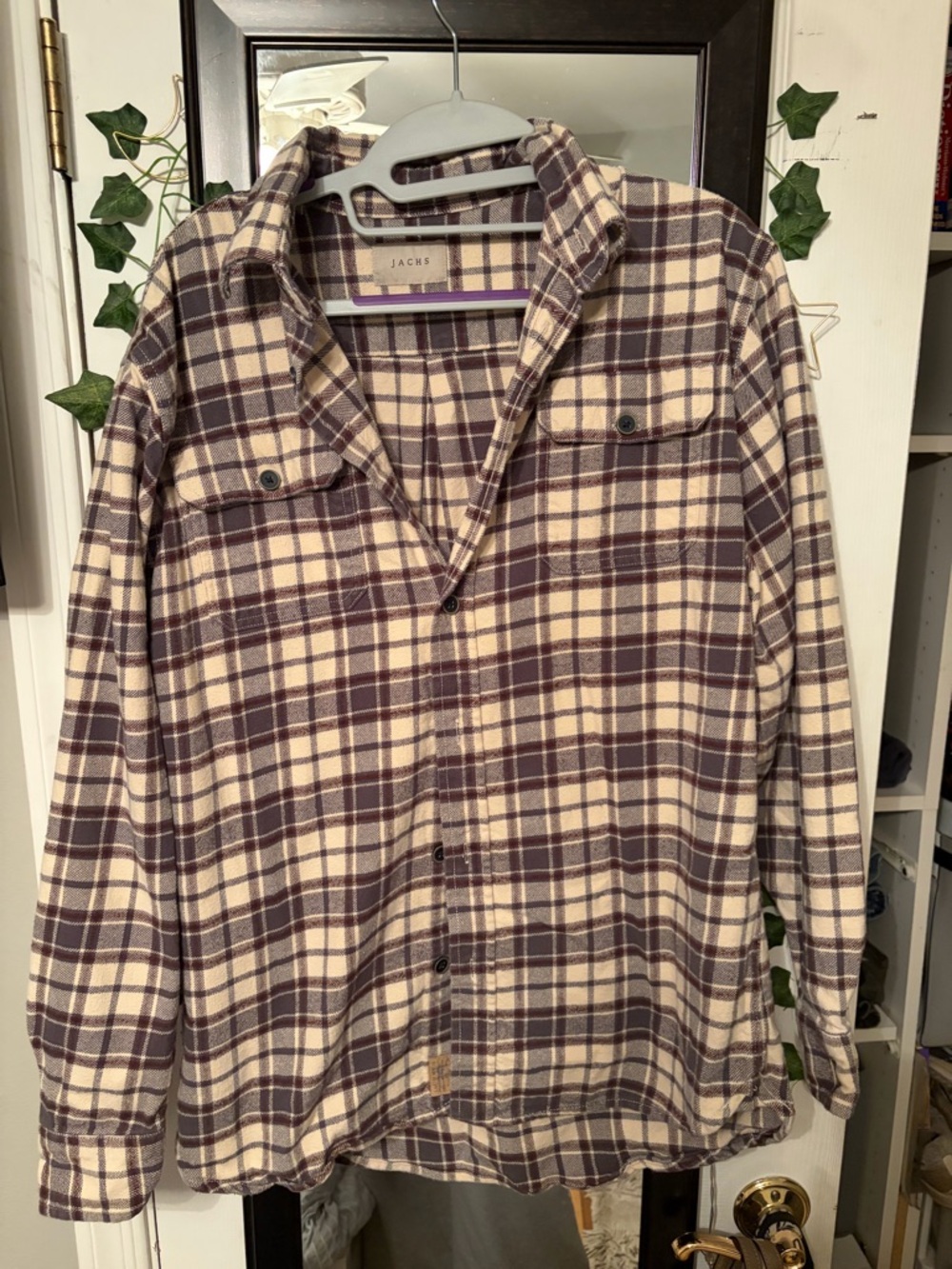 Jachs Plaid Button-Up Shirt